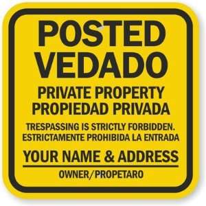   Strictly Forbidden High Intensity Grade Sign, 12 x 12 Office