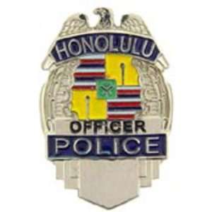    Honolulu Police Officer Badge Pin 1 Arts, Crafts & Sewing