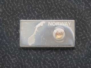 NORWAY SUNSTONE GEMSTONE SILVER ART BAR A5714  