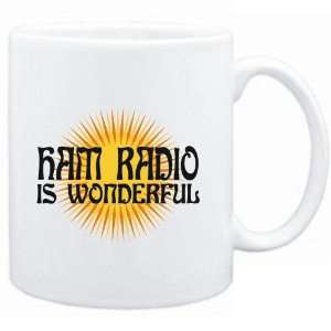 Mug White  Ham Radio is wonderful  Hobbies Sports 