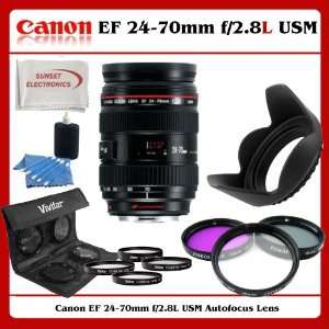  Canon Zoom Wide Angle Telephoto EF 24 70mm f/2.8L USM 