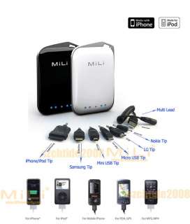 MiLi External Battery Charger Crystal For iPhone 3G/3GS  