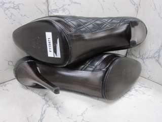   WEITZMAN Black Nappa NWT Stitchup Heels Pumps Size 10.5 M  