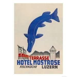   Mostrose Luzern Giclee Poster Print by Straub , 24x32
