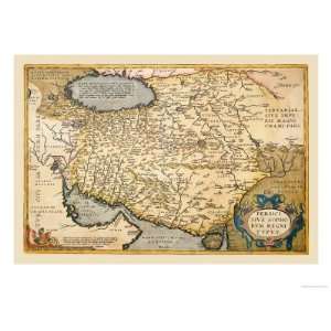   East Giclee Poster Print by Abraham Ortelius, 16x12