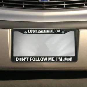  Lost Dont Follow Me Plastic License Plate Frame Toys 