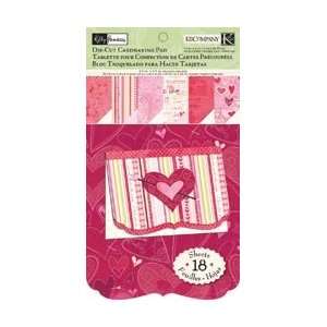   Valentine Die Cut Card Making Pad ; 3 Items/Order