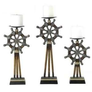   Cal TA 941/3C Captain Candle Holder, Carapace Finish