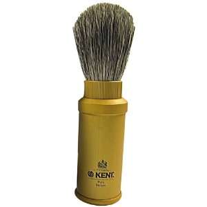  Kent Travel Shaving Brush   Bronze Handle Beauty