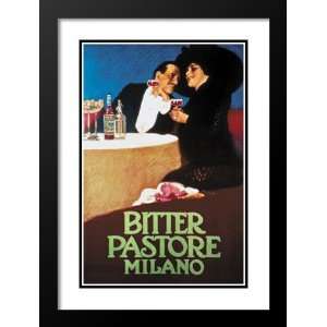   Framed and Double Matted Art 33x41 Bitter Pastore