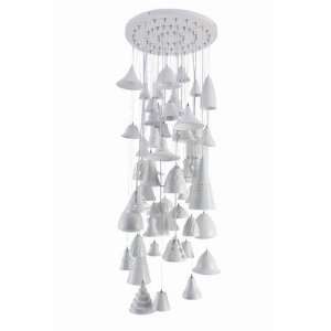  Caresse Pendant Lamp in White