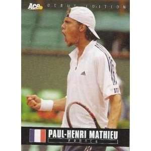  Paul Henri Mathieu Tennis Card
