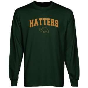 Stetson Hatters Forest Green Logo Arch Long Sleeve T shirt