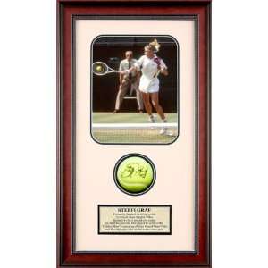 Steffi Graff Autographed Tennis Ball Shadowbox