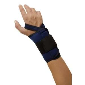 Carpal Tunnel Support Triple Check Neoprene Right Hand   Small Navy 