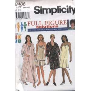  Full Figure Solutions Slip or Nightgown, Camisole, Tap Pants 