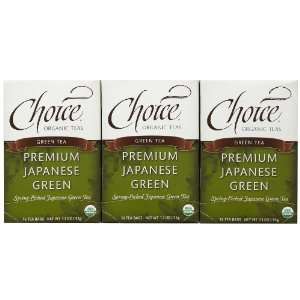 Choice Tea Premium Japanese Green Tea Grocery & Gourmet Food