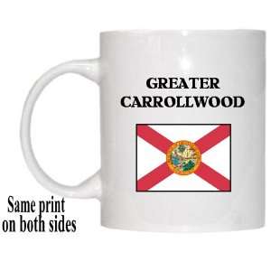   US State Flag   GREATER CARROLLWOOD, Florida (FL) Mug 