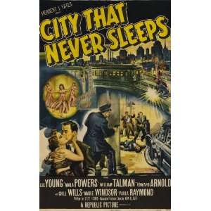  City that Never Sleeps Movie Poster (11 x 17 Inches   28cm 