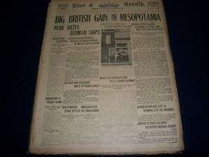 1917 OCT PANAMA STAR & HERALD NEWSPAPER VOLUME  BV 1926  