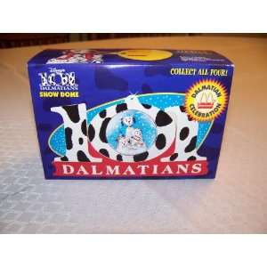  101 Dalmatians Dalmatian Celebration Snow Dome 1996 