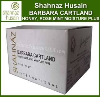 Shahnaz Husain Barbara Cartland Moisturizing Cream Honey Mint Rose 