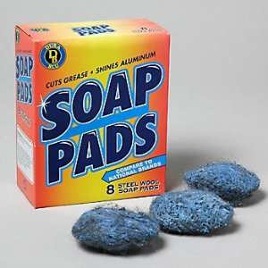 Steel Wool Soap Pads Case Pack 24
