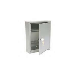  Recycled Steel Locking Key Cabinet, Holds 60 Keys/Tags 