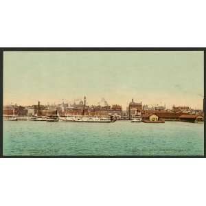  Toronto,bay,steamboats,waterfronts,Ontario,Canada,c1901 