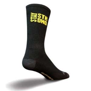  SockGuy Crew 8in Stay Strong Cycling/Running Socks Sports 