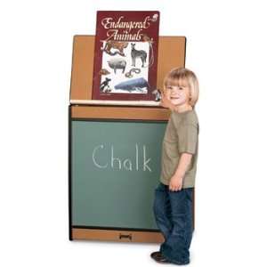 Jonti Craft SPROUTZ BIG BOOK EASEL   CHALKBOARD   RED FULLY ASSEMBLED