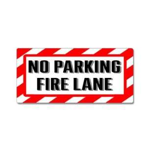   Fire Lane Sign   Alert Warning   Window Business Sticker Automotive