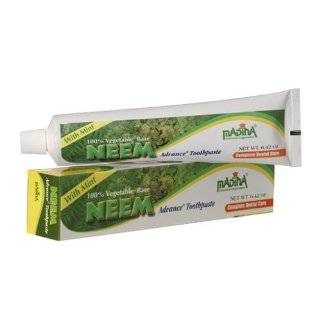   100% Vegetable Base Neem Advance Toothpaste 6.42oz with Mint by madina