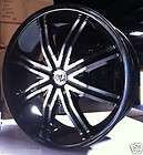 24 INCH BLACK dz 102 TIRES + RIMS ESCALADE 2007   2010