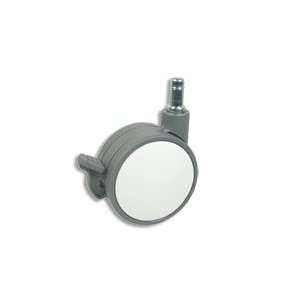Cool Casters   Grey Caster with White Finish   Item #400 75 GY WH FR 