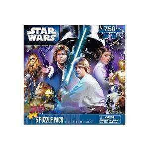  Star Wars 5 Puzzle Pack Super 3D Toys & Games