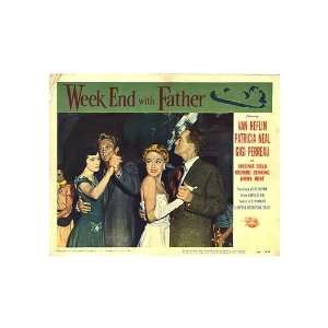 Week End with Father Original Movie Poster, 14 x 11 (1951)  