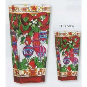 Christmas Jewels   Vase by Joan Baker 