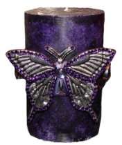 Gift Store   Chrome Angel Babylon Butterfly Candle