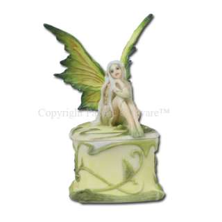 Green Sprite Fairy Trinket Box Amy Brown Fairies  
