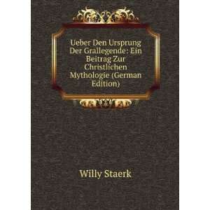   Zur Christlichen Mythologie (German Edition) Willy Staerk Books