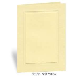  ColorClassics Photo Note Card (SOFT YELLOW)   4 x 6 Pkg 