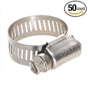 Murray Worm Gear Stainless Steel Hose Clamp withZinc Plt Screw, 1.31 