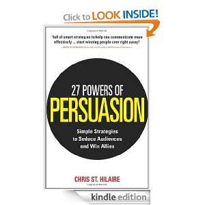 27 Powers of Persuasion Chris St. Hilaire with Lynette Padwa  