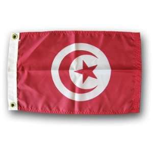  Tunisia   12 x 18 Nylon Flag Patio, Lawn & Garden