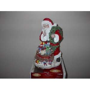 Holiday Living LED Santa with Toy Bag