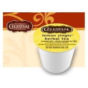 Celestial Seasonings Lemon Zinger Hot Herbal Tea * 5 Boxes of 24 K 