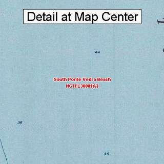  USGS Topographic Quadrangle Map   South Ponte Vedra Beach 