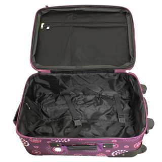 Rockland 2 Piece Upright Carry On Luggage Set   Purple Pearl $80 