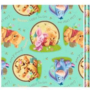   Party By Hallmark Disney Baby Pooh Jumbo Gift Wrap 